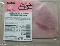 Mängden socker i JAMÓN COCIDO AL HORNO