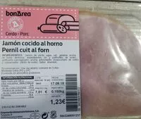 Mängden socker i Jamón cocido al horno