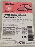 Mängden socker i Jamón cocido al horno