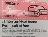 Mängden socker i Jamon cocido al horno