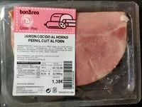 Mängden socker i Jamon cocido al horno