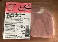 Mängden socker i Jamon cocido al horno