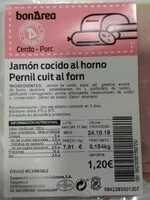 Mängden socker i Jamon cocido al horno
