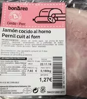 Mängden socker i Jamon cocido al horno