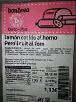 Mängden socker i Jamon cocido