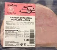 Mängden socker i Jamon cocido al horno
