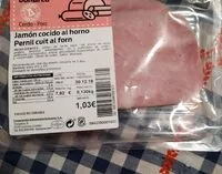 Mängden socker i Jamón Cocido al Horno