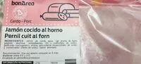 Mängden socker i Jamón cocido al horno