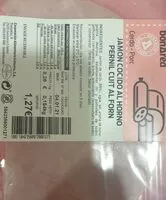 Mängden socker i Jamón cocido al horno