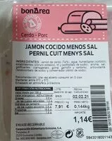 Mängden socker i Jamón cocido