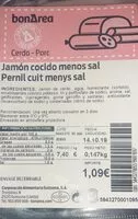 Mängden socker i Jamon cocido menos sal