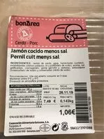 Mängden socker i Jamón cocido menos sal
