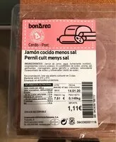 Mängden socker i Jamón cocido menos sal