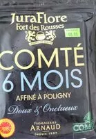 Mängden socker i Comté 6 mois affiné à polygny