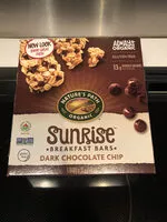 Mängden socker i Sunrise - Barres Déjeuner - Brisures de chocolat noir