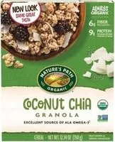 Mängden socker i Natures path chia plus waffles