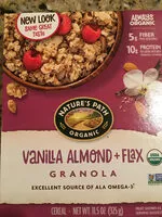 Mängden socker i Vanilla Almond + Flax Granola