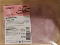 Mängden socker i Jamón cocido