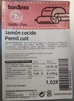 Mängden socker i Jamon cocido