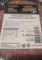 Mängden socker i Butifarra fresca