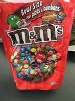 Mängden socker i M & M'S M & M'S Peanut Butter Chocolate Candies Bowl