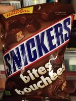 Mängden socker i Snickers bites