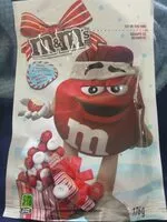 Mängden socker i M&M's chocolat blanc menthe poivrée