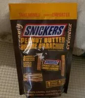 Mängden socker i Snickers Creamy Peanut Butter Squares