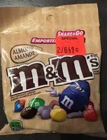 Mängden socker i m&m's amande