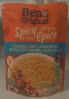 Mängden socker i Sambal Chili Flavour Spicy Style Rice