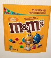 Mängden socker i Peanut M and M's
