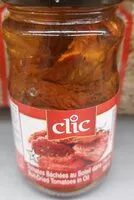 Mängden socker i Tomates séchées au soleil dans l'huile