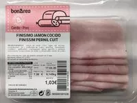 Mängden socker i Jamon cocido