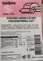 Mängden socker i Finisimo Jamon Cocido
