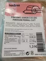 Mängden socker i Finísimo jamón cocido