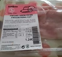 Mängden socker i Finísimo jamón cocido