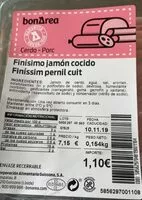 Mängden socker i Finísimo jamón cocido
