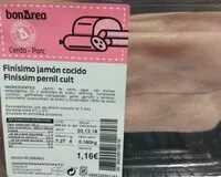 Mängden socker i Finísimo jamón cocido