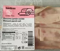 Mängden socker i Finísimo jamón cocido