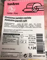 Mängden socker i Finisimon jamon cocido