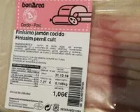 Mängden socker i Jamón cocido