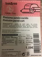 Mängden socker i Finísimo jamon cocido