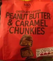 Mängden socker i Chocolate coated Peanut Butter & Caramel Chunkies