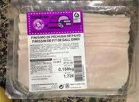 Mängden socker i Finisimo de pechuga de pavo