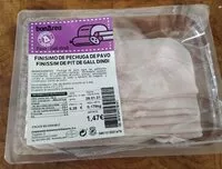 Mängden socker i Finísimo de pechuga de pavo.