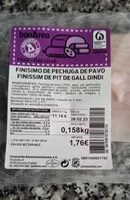 Mängden socker i Finisimo de pavo