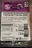 Mängden socker i FINISIMO DE PECHUGA DE  PAVO