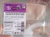 Mängden socker i Finísimo de pechuga de pavo