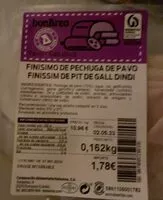 Mängden socker i Finisimo de pechuga de pavo