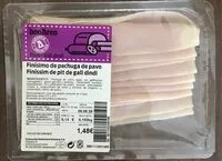 Mängden socker i Finísimo de pechuga de pavo